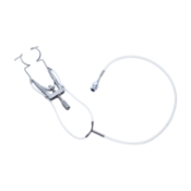 Lieberman Aspirating Adult Wire Speculum, Open Wire, Round Blades, Angled Slightly Upward, Blade Length 16mm, Spread 45mm, Overall Length 3-3/8" (85mm), Includes Tubing Cannula (Length 1-1/8" (29mm)) 