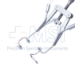 Lieberman Aspirating Child K-Wire Speculum, Adjustable Mechanism, Kratz-Style Open Wire Blades, Angled Downward Towards The Temple, Blade Length 11mm, Spread 31mm, Overall Length 2-1/4" (57mm), Includes Silicone Tubing Cannula (Length 1-7/8" 38mm) - 11-2-6282-C