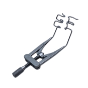 Lieberman-Brown Triple Post Eye Speculum, Small Double Wire Blades, Total Blade Width 16mm, 1mm Top Center Wire Blade, Adjustable Mechanism, Angled Down Towards Temple, Overall Length 3" (79mm) 1784517,11/2/6785,K1-5674