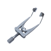 Lieberman Solid Blade Speculum, Infant, Adjustable Mechanism, Blade Angled Downward Towards Temple, Both Blades 5mm, Working Length 1-5/8" (43mm) 