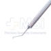 Lieberman Microfinger / Spatula, Double Ended, Right (For Use In Right Hand), Longitudinal Grooved Handle, 10mm Tips To Bends, Overall Length 5-1/4" (130mm) - 11-4-3473
