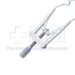 Lieberman Nasal K-Wire Speculum, Adult, Adjustable Mechanism, Kratz-Style Open Wire Blades, Angled Upward For The Bridge The Nose, Blade Length 15mm, Overall Length 3" (76mm) - 11-2-6782-N