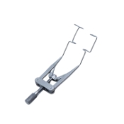 Lieberman Nasal K-Wire Speculum, Adult, Adjustable Mechanism, Kratz-Style Open Wire Blades, Angled Upward For The Bridge The Nose, Blade Length 15mm, Overall Length 3" (76mm) 
