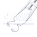 Lieberman Nasal V-Wire Speculum, Adult, Adjustable Mechanism, V-Shaped Style Open Wire Blades, Angled Upward For The Bridge The Nose, Blade Length 14mm, Overall Length 3" (76mm) - 11-2-6786-N