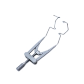 Lieberman Nasal V-Wire Speculum, Adult, Adjustable Mechanism, V-Shaped Style Open Wire Blades, Angled Upward For The Bridge The Nose, Blade Length 14mm, Overall Length 3" (76mm) 