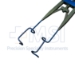 Lieberman Temporal Speculum, Open Wire 17mm Blades, Adjustable Wire, Adjustable Lid Tension, Thumb Screw Control, Angled 45 Degrees - 5-5176-T