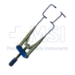 Lieberman Temporal Speculum, Open Wire 17mm Blades, Adjustable Wire, Adjustable Lid Tension, Thumb Screw Control, Angled 45 Degrees - 5-5176-T