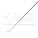 Lillie Ear Hook, 1mm Ball Tip, Angled 90 Degrees, 2mm Long From Bend To Tip, Flat Serrated Handle, Overall Length 6-3/4" (173mm) - 114-1586
