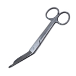 Lister Bandage Scissors, Angled, Overall Length 5-1/2" (140mm) 