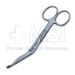 Lister Bandage Scissors, Angled, Probe Tip, Overall Length 4-1/2" (114mm) - C1680