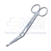 Lister Bandage Scissors, Angled, Probe Tip, Overall Length 5-1/2" (140mm) - C1692