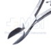 Liston Bone Forceps, Angled, Single Action, Spring Handle, Overall Length 7-1/2" (191mm) - D7412