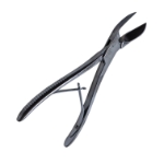 Liston Bone Forceps, Angled, Single Action, Spring Handle, Overall Length 7-1/2" (191mm) 
