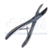 Liston Bone Forceps, Straight, Single Action, Spring Handle, Overall Length 5-1/2" (140mm) - D7398