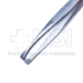 Littauer Cilia Forceps, Bowed Out Upside Down Triangular Tip, Serrated Jaw, Beveled On The Outside Of Jaw, Overall Length 3-1/2" (89mm) - 54-12080