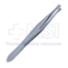 Littauer Cilia Forceps, Bowed Out Upside Down Triangular Tip, Serrated Jaw, Beveled On The Outside Of Jaw, Overall Length 3-1/2" (89mm) - 54-12080