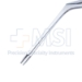 Littauer Ear Dressing Forceps, Extremely Delicate 2 x 9mm Serrated Jaw, Longitudinally Grooved Jaw, Working Length 2-5/8" (66mm) From Tip To Mid-Screw, Overall Length 4-3/4" (120mm) - 114-1091