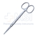 Littauer Scissors, Straight, Notch In Blade, Overall Length 5" (125mm) - 19-13284