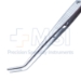 London-College Forceps, Grooved Serrated Tips, With Lock, Overall Length 6" (152mm) - 90-14011