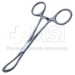Lorna Towel Clamp, Jaw Width 9/64" (7mm), Working Length 1-1/2" (39mm), Overall Length 5-1/4" (137mm) - 221231J