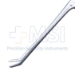 Love Gruenwald Intervertebral Discectomy Rongeur, Angled Up 45 Degrees, 3mm X 10mm Jaws, Two Ring Handles, Working Length 5" (127mm) - D7762
