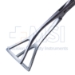 Lovelace Lung Forceps, Angled Shanks, Wide Triangular Jaws, 28mm Wide, Overall Length 8" (203mm) - 416331J