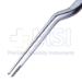 Lucae Bayonet Nasal Dressing Forceps, 2.5mm X 19mm Serrated Jaws, Overall Length 6-1/2" (160mm) - 114-3969
