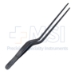 Lucae Bayonet Nasal Dressing Forceps, 2.5mm X 19mm Serrated Jaws, Overall Length 6-1/2" (160mm) - 114-3969