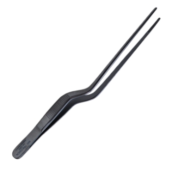 Lucae Bayonet Nasal Dressing Forceps, 2.5mm X 19mm Serrated Jaws, Overall Length 6-1/2" (160mm) 
