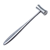 Lucae Stainless Steel Mallet, Hour Glass Shaped Head, 6.8oz, Diameter 0.738" (18.7mm), Overall Length 7-1/2" (190mm) 