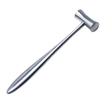 Lucae Stainless Steel Mallet, Hour Glass Shaped Head, 6.8oz, Diameter 0.738" (18.7mm), Overall Length 7-1/2" (190mm) 