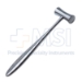 Lucae Stainless Steel Mallet, Hour Glass Shaped Head, 7oz, Diameter 0.767" (19.4mm), Overall Length 7-1/2" (190mm) - M09500