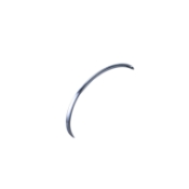 Martin Uterine Suture Needle, 1/2 Circle Cuttinge Edge, Size 4 