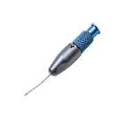 MICS IOL Micro Holding Forceps, 23ga Curved Shaft, 1 3/8", For Use With DUO-00 Handle Packer/Chang IOL Cutter 