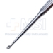 Dermal Curette, Oval Spoon, Size 1, 4mm Diameter, Overall Length 6-1/4" (159mm) - 44-24MX