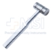 Stainless Steel Mallet, Medium, Cylinder Shaped Head, 2lb 1.8oz, Diameter 1.361" (34.5mm), Overall Length 11" (277mm) - M01500