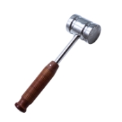 Mallet, #2, Large, 2lb 11.6oz, Diameter 1.98" (50.3mm), Phenolic Handle, Overall Length 10-1/2" (268mm) 