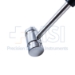 Mallet, #4, Large, 1lb 10.6oz, Diameter 1.98" (50.3mm), Black Handle, Overall Length 10-1/2" (268mm) - M00900