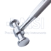 Stainless Steel Mallet, Double Shaped Hammer Head, 1lb 1.4oz, Diameter 1.191" (30.2mm), Overall Length 7-1/4" (183mm) - M01800