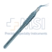 Mackool-Inamura Capsulorhexis Coaxial Forceps, Blunt Tip, Round Ergonomic Handle - 2-706GRE