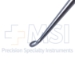Magnum Curette, XL, 11mm Cup, Angled Forward, Black Handle, Overall Length 13-1/2" (343mm) - 1-04-256-15