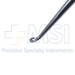 Magnum Curette, XL, 7mm Cup, Angled Forward, Black Handle, Overall Length 13-1/2" (343mm) - 1-04-256-05