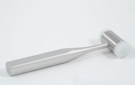 Mallet, #1, Replaceable Nylon Heads, Cylinder Shaped, 7.5oz, Diameter 0.986" (25mm), Overall Length 7-1/4" (185mm) 