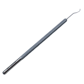 Maloney No-Hole Manipulator, Teardrop Sharp Tip, With Post, Round Knurled Handle, Dull Finish, Overall Length 4-1/2" (115mm) E0579,9248E,E0579