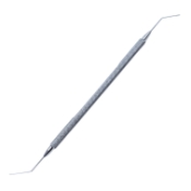 Maloney Nucleus Rotator, Double Ended, Spatula Tips, 0.5mm Wide, 12mm Bend To Tip, One Side Rounded, One Side Pointed, Overall Length 5.3" (135mm) AE-2512