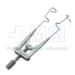 Maloney Style Adjustable Lid Wire Speculum, Straight, Blade Length 15mm, Spread 51mm, Overall Length 3-1/4" (84mm) - 5-5224