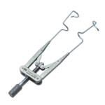 Maloney Style Adjustable Lid Wire Speculum, Straight, Blade Length 15mm, Spread 51mm, Overall Length 3-1/4" (84mm) 1214189,24-May,E4113