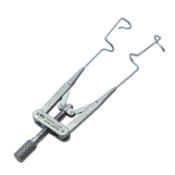 Maloney Style Adjustable Lid Wire Speculum, Straight, Blade Length 15mm, Spread 51mm, Overall Length 3-1/4" (84mm) 1214189,24-May,E4113