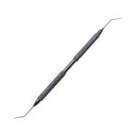 Maloney Quick-Chop, Double Ended, Titanium, Quick-Chop Tip - Angled 9mm from Bend to Tip, Micro Sharp Pick Tip - Angled 10mm from Bend to Tip, Round Handle, Overall Length 5-1/4" (133mm) ET1103