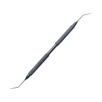 Maloney Quick-Chop, Double Ended, Titanium, Quick-Chop Tip - Angled 9mm from Bend to Tip, Micro Sharp Pick Tip - Angled 10mm from Bend to Tip, Round Handle, Overall Length 5-1/4" (133mm) ET1103